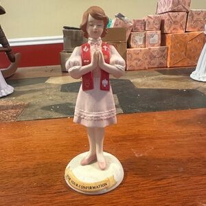 Enesco Confirmation figurine/growing up girl